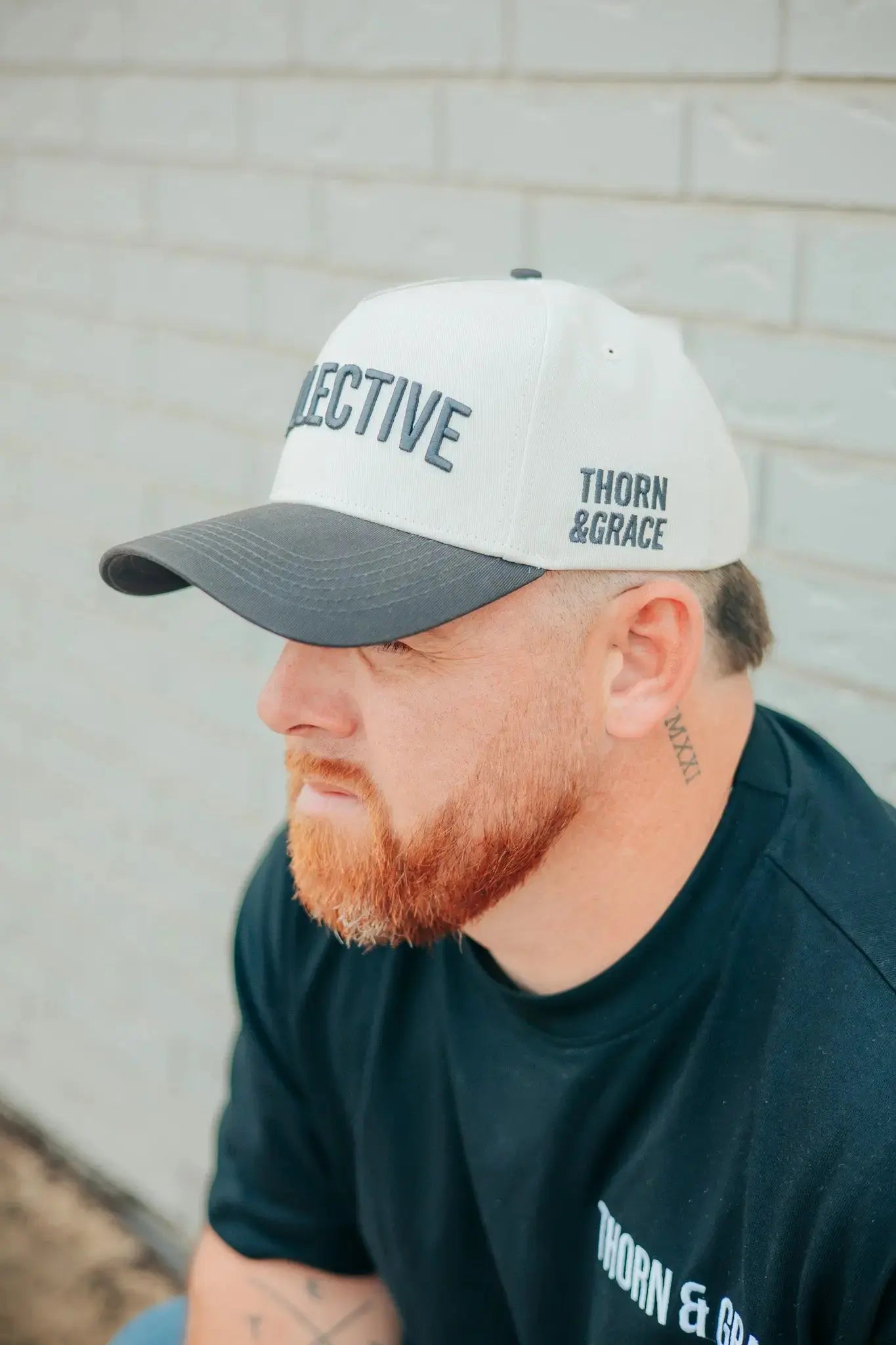 The Collective Hat- Structured 5 Panel Snapback - Thorn & Grace