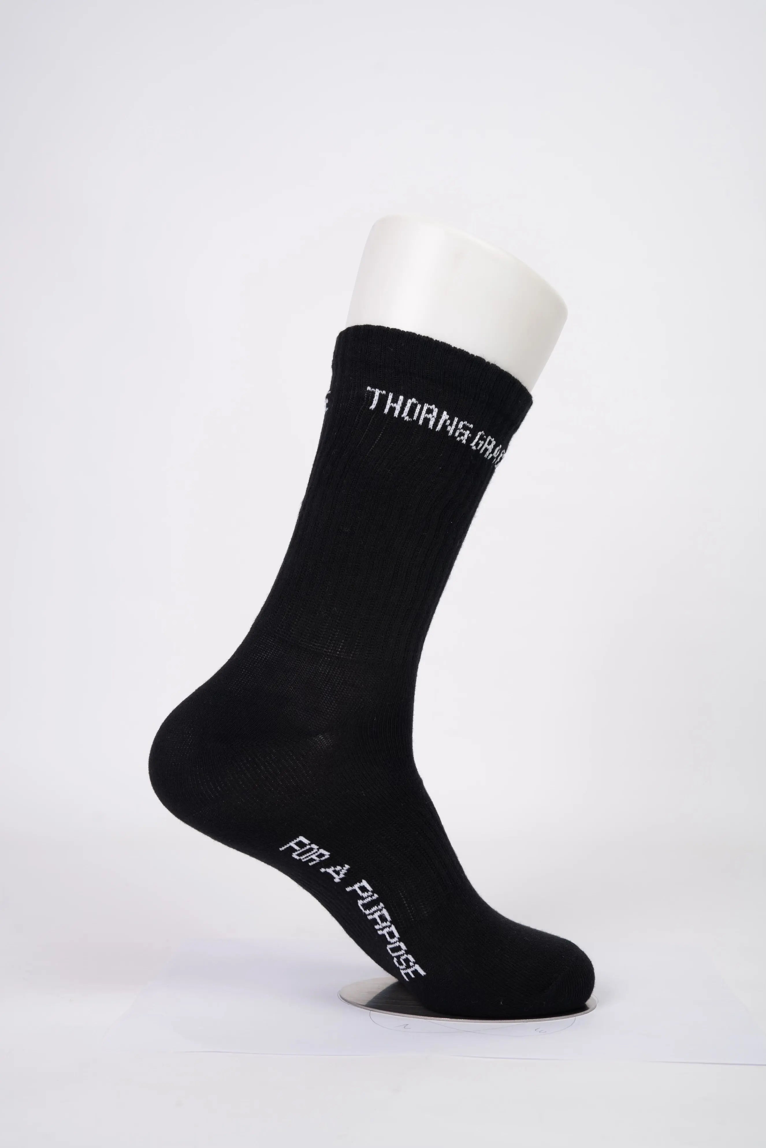 The Redeemed Walk Sock — Black