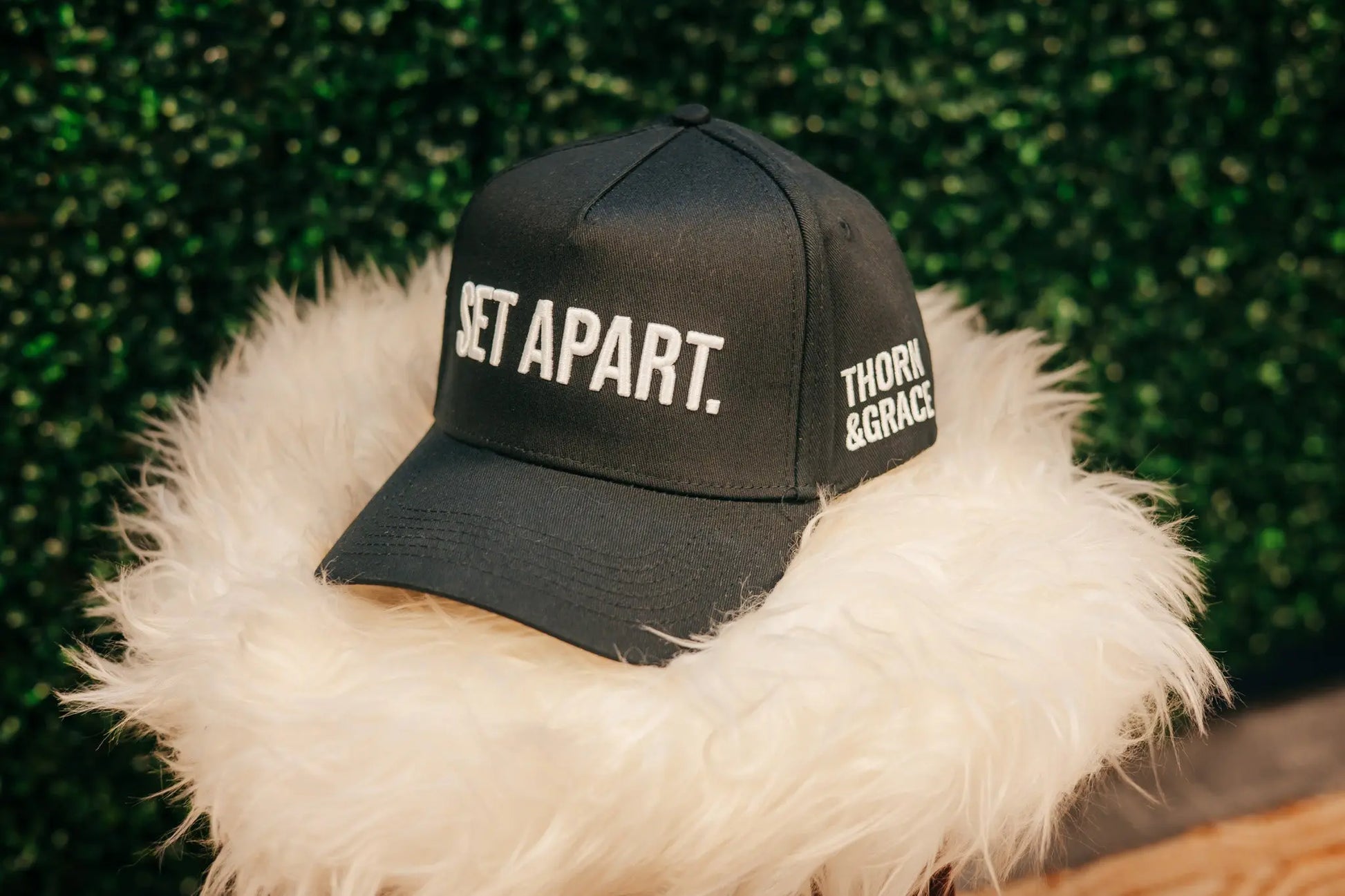The Set Apart Hat- Structured 5 Panel Snapback - Thorn & Grace