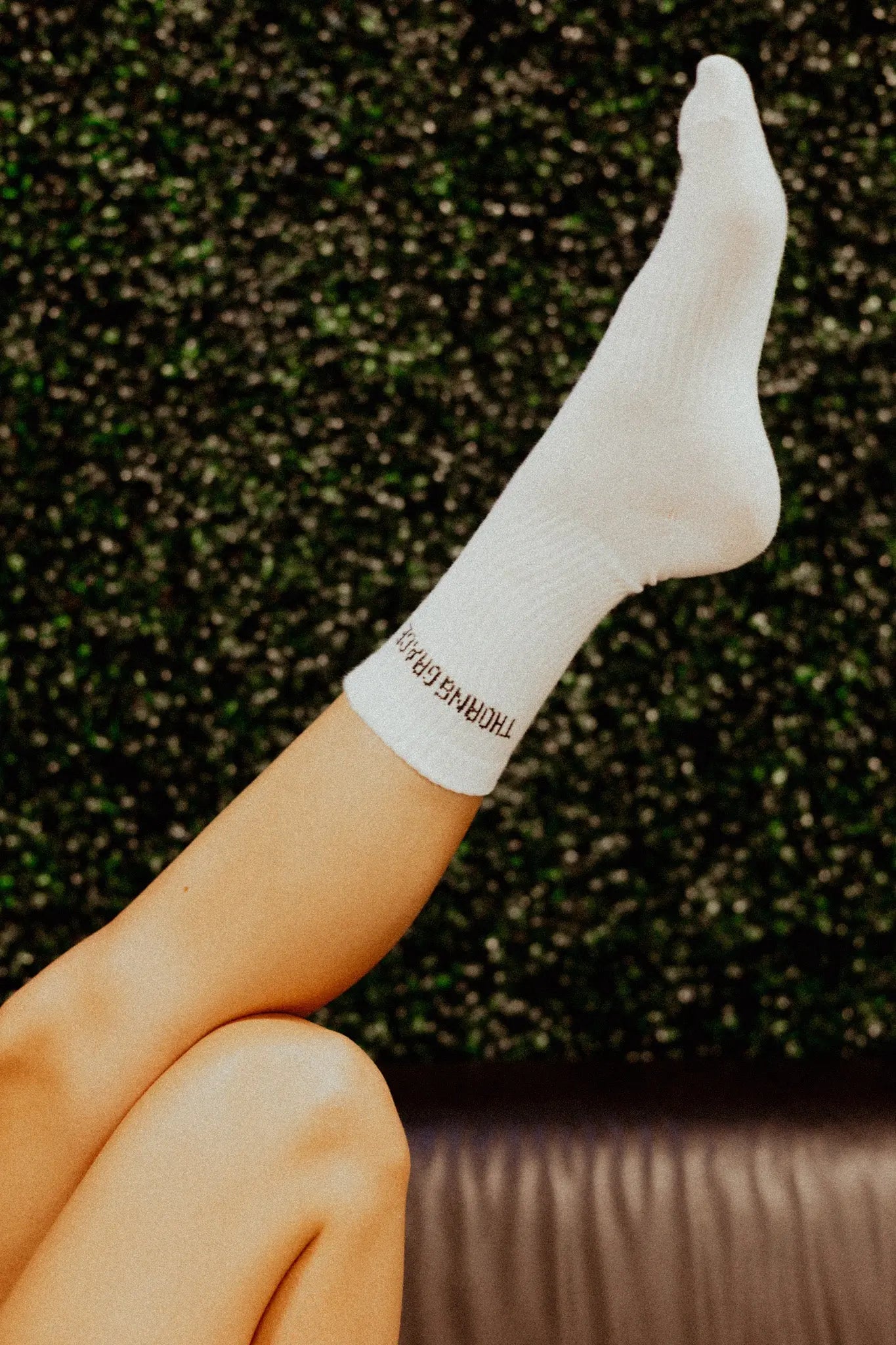 The Redeemed Walk Sock — White - Thorn & Grace
