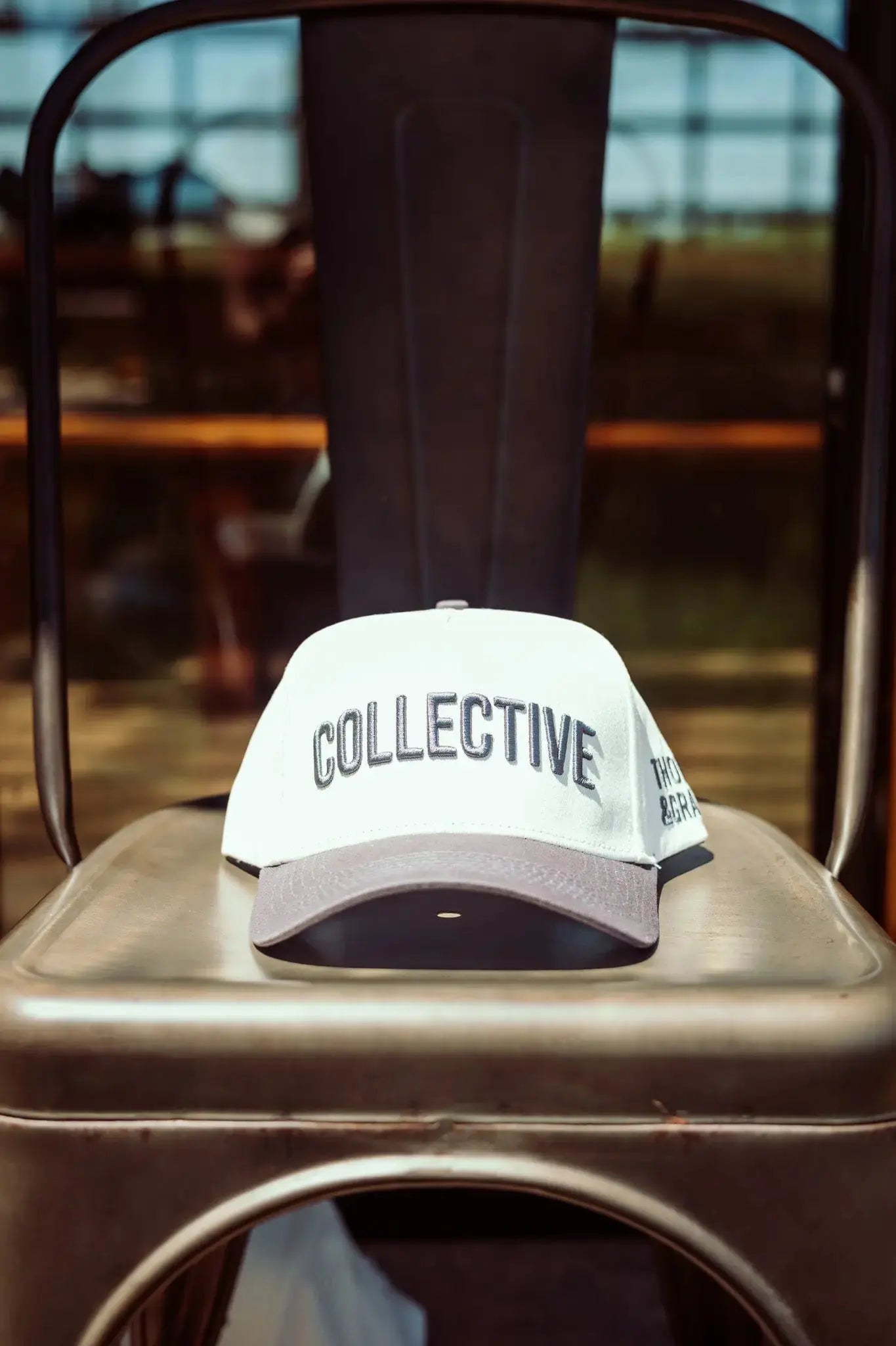The Collective Hat- Structured 5 Panel Snapback - Thorn & Grace