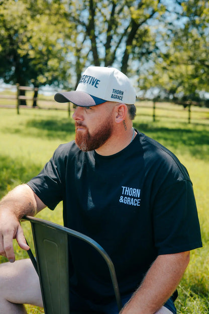 The Collective Hat- Structured 5 Panel Snapback - Thorn & Grace